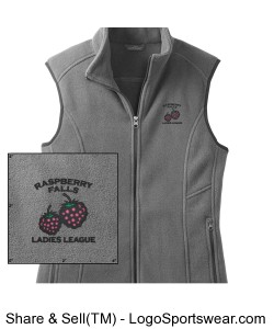 Eddie Bauer Fleece Vest in grey steel Design Zoom